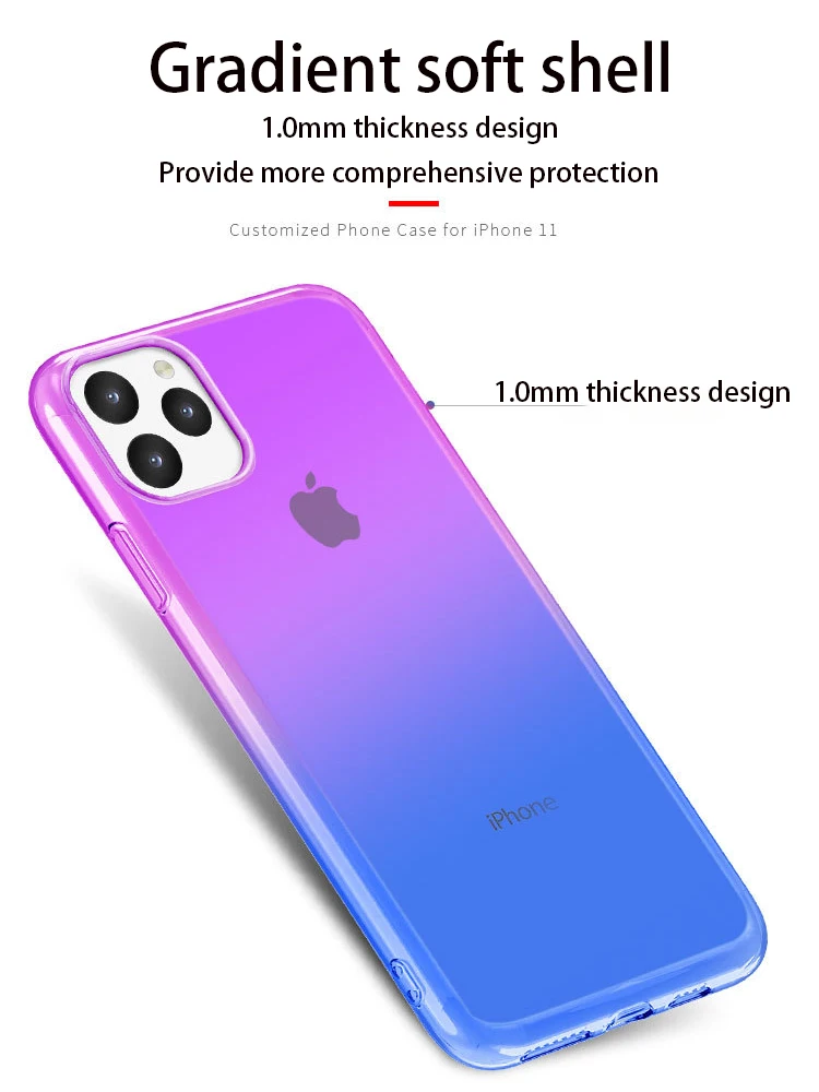 Подходит для iphone 11 Тонкий чехол мобильного телефона promax