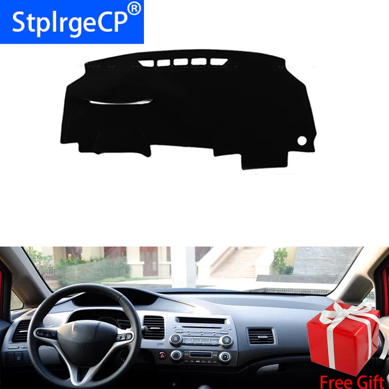 

For Honda civic 2006 2007 2008 2009-2011 Car Styling Dash Mat Dashmat Dashboard Sticker Cover Sun Shade Dash Board Cover Carpet