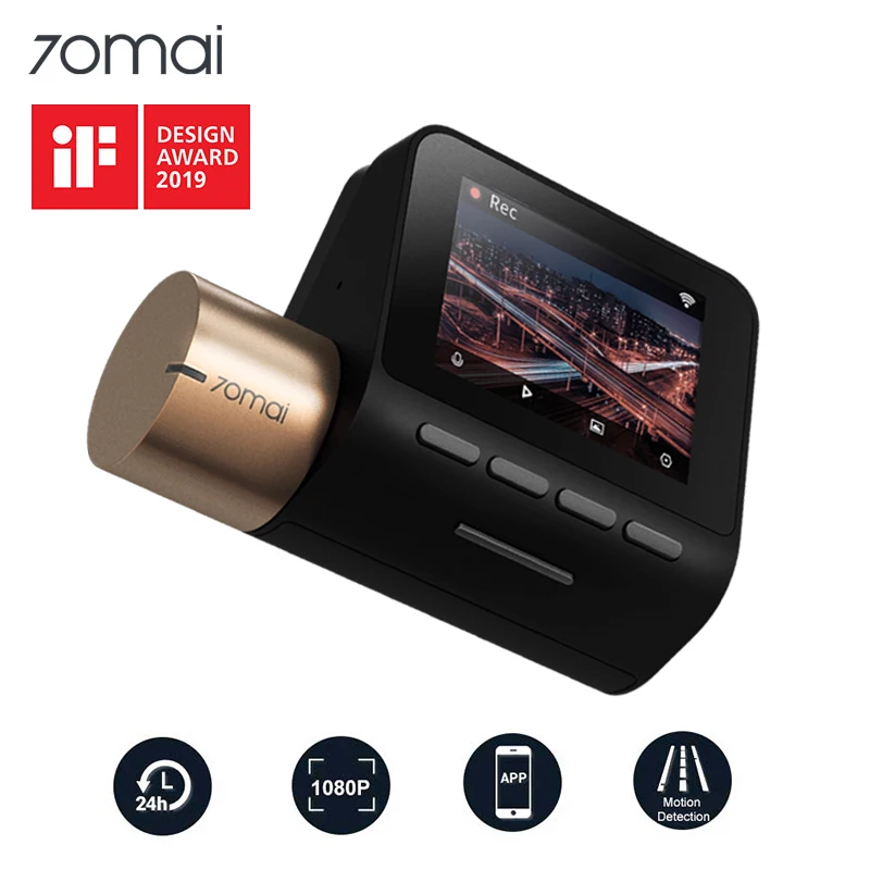 70mai Dash Cam Lite 1080P GPS Функция скорости 70 mai Cam Lite 24H Парковка Монитор 1080P 130FOV Ночного видения 70MAI Wi-Fi Автомобильный видеорегистратор