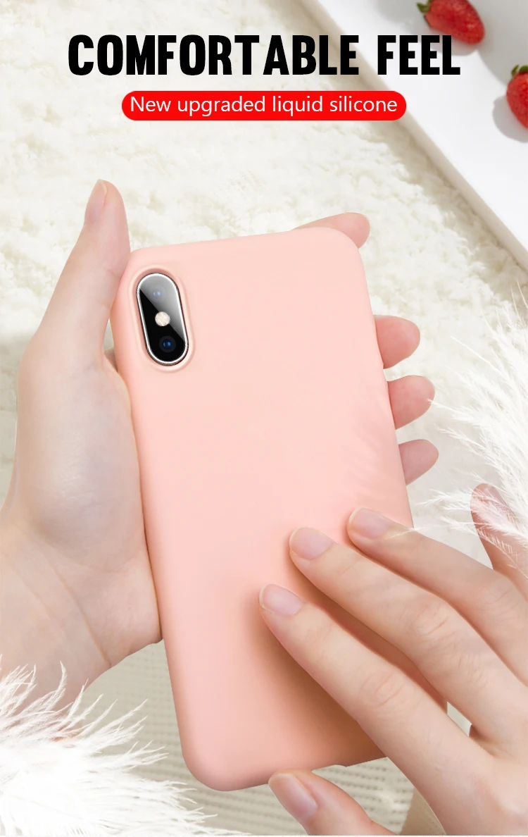 Оригинальный Мягкий силиконовый чехол для телефона iPhone 11 pro max X XS Max XR 8 6 6s 7 plus с
