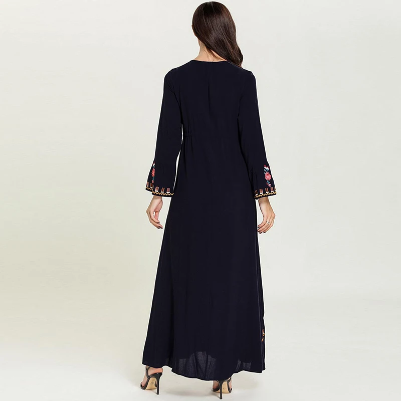 Плюс размер красный абайя Кафтан Дубай Турция исламский Арабский мусульманский