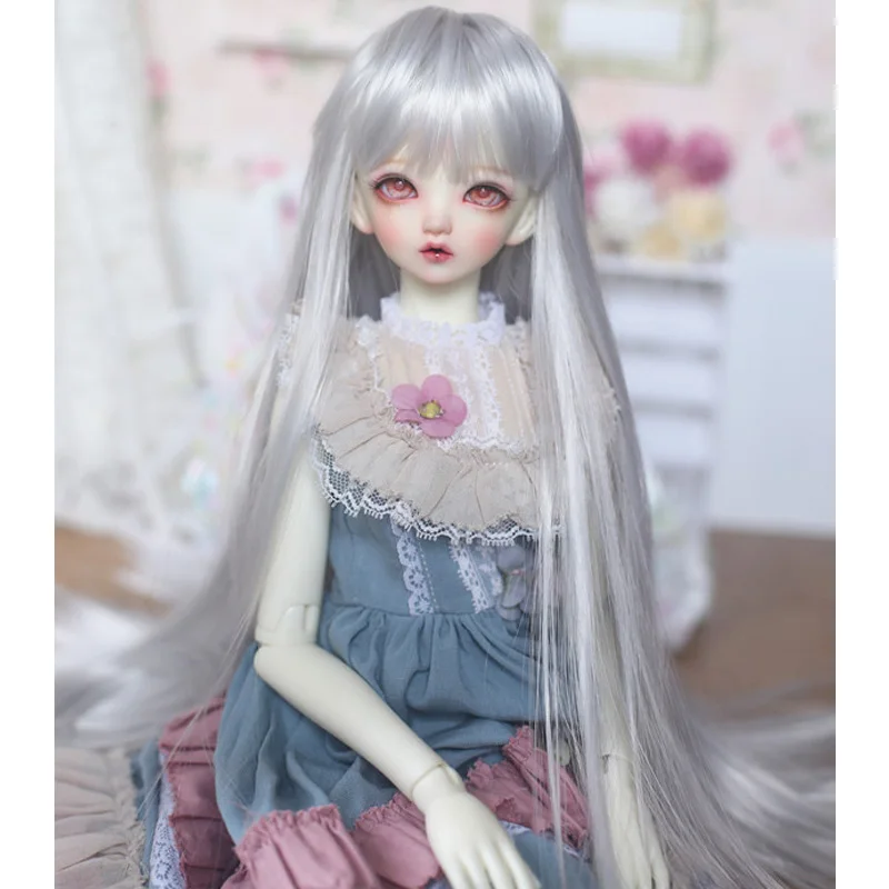 Парик с челкой BJD.YOSD прямые длинные волосы для кукол 1 3 4 6 аксессуары из мягкого