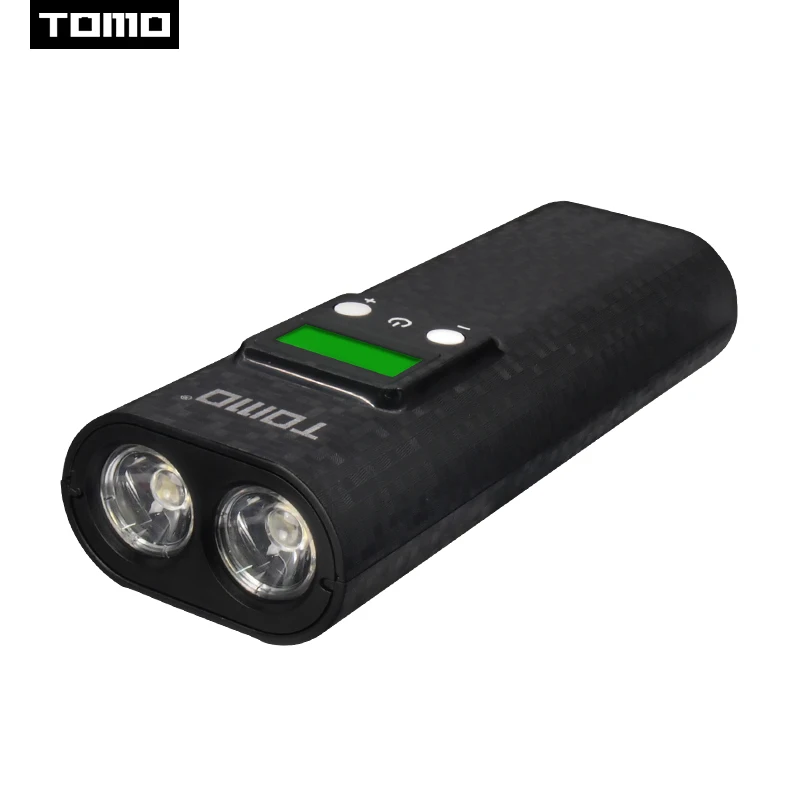 TOMO flash light 18650 зарядное устройство светодиодный дисплей заряда батареи powerbank K2