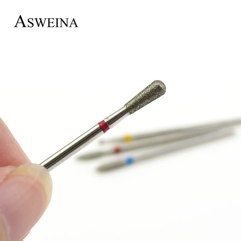 ASWEINA 30 шт./компл. Алмазных фрез для маникюра/педикюра Электрический аппарат для маникюра машина аксессуары пилочка для ногтей, удаляет мертвую кожу средство для удаления
