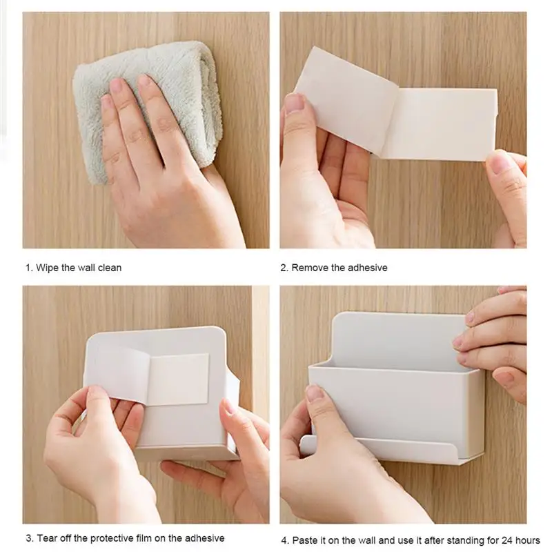 1 шт. стены смонтированный органайзер ящик для хранения пульта дистанционного