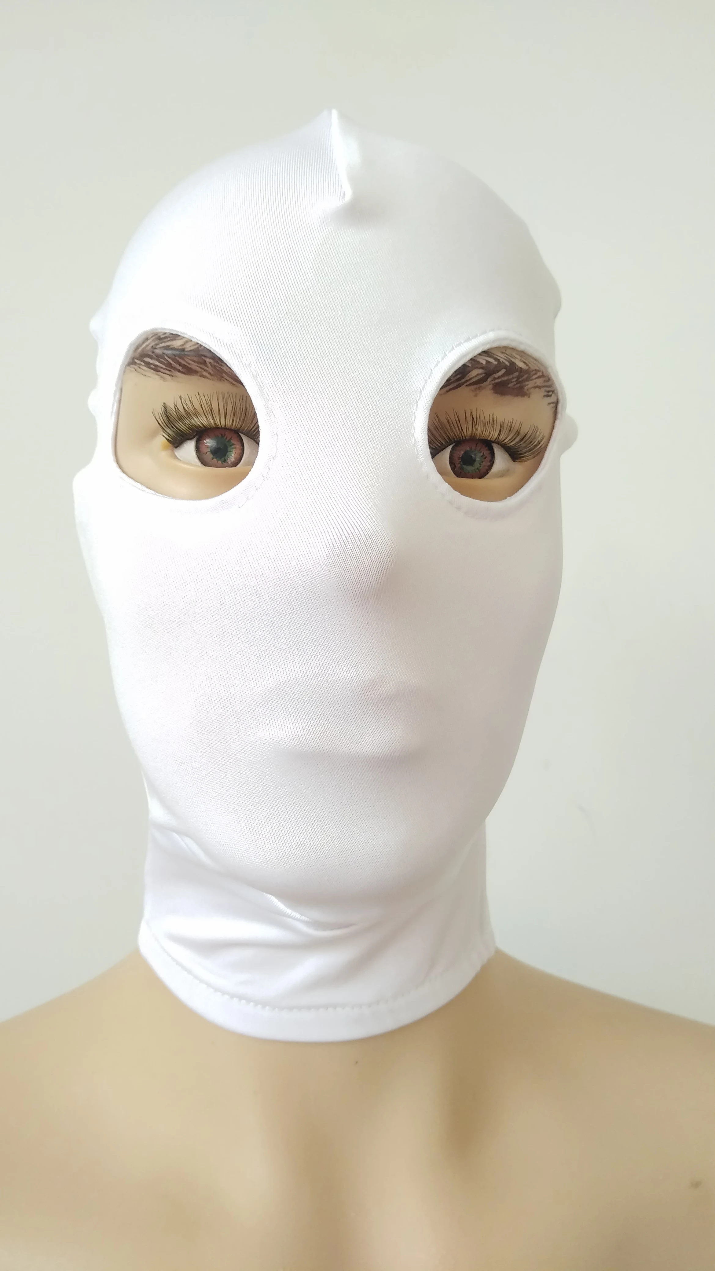 

Для взрослых, унисекс, Zentai костюмы вечерние аксессуары для Хэллоуина маски Костюмы для косплея Маска Спандекс открытые глаза на один размер...