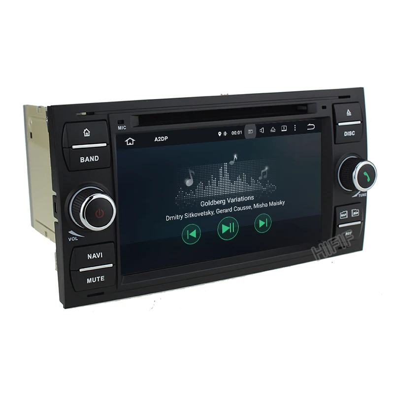 Автомобильный мультимедийный проигрыватель IPS Android 10 GPS Авторадио 2 Din 7 дюймов для