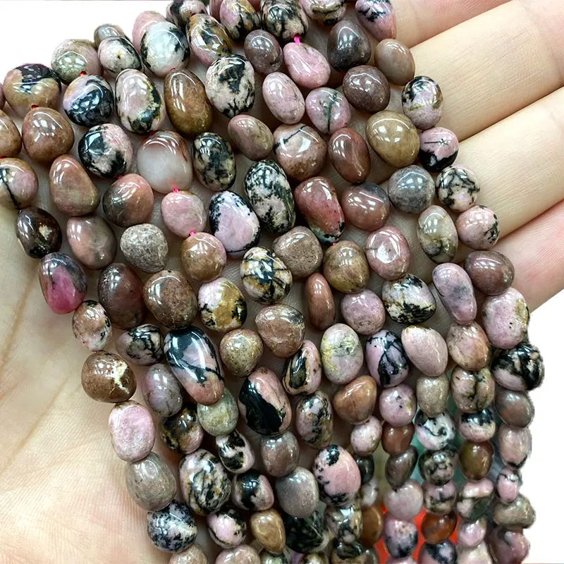 Тонкий 100% натуральный камень красный Родохрозит нерегулярный гравий