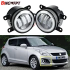 Светодиодные противотуманные фары в сборе для Suzuki Swift MZ EZ Hatchback 2005-2015, противотуманные фары на передний бампер автомобиля, дневные ходовые огни 30 Вт лм 12 В