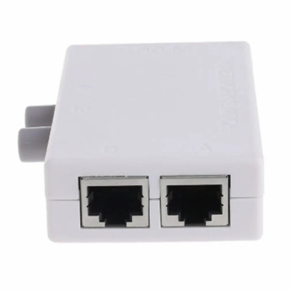 2 порта сетевой коммутатор LAN CAT селектор мини интернет внутренний внешний RJ45 2M