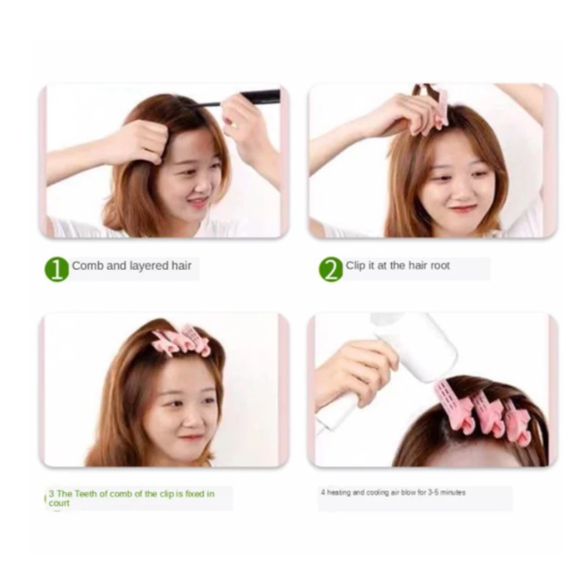 

Natural Fluffy Hair Clip For Women Hair Root Curler Roller Wave Clip Self-grip Root Volume Volumizing Fluffy Charm Jewelry