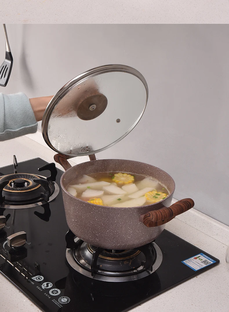 

Non Stick Soup Stock Pots Multifunctional Skillet Hotpot Aluminum Soup Stock Pots Induction Cooker Sartenes Home Garden DG50TG
