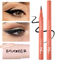black eyeliner pencil quick dry long lasting waterproof anti oil smooth pen non blooming liquid lady eyeliner makeup tools 1pc