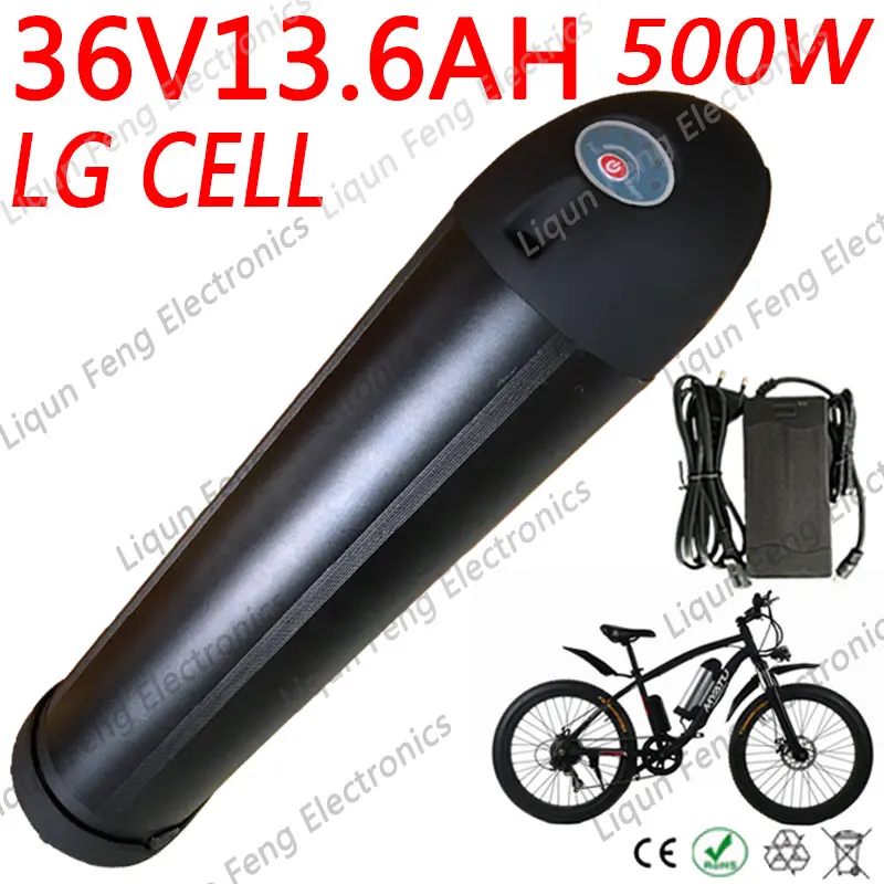 Электрический велосипедный комплект литий ионных батарей 36V13A чайник с бутылкой