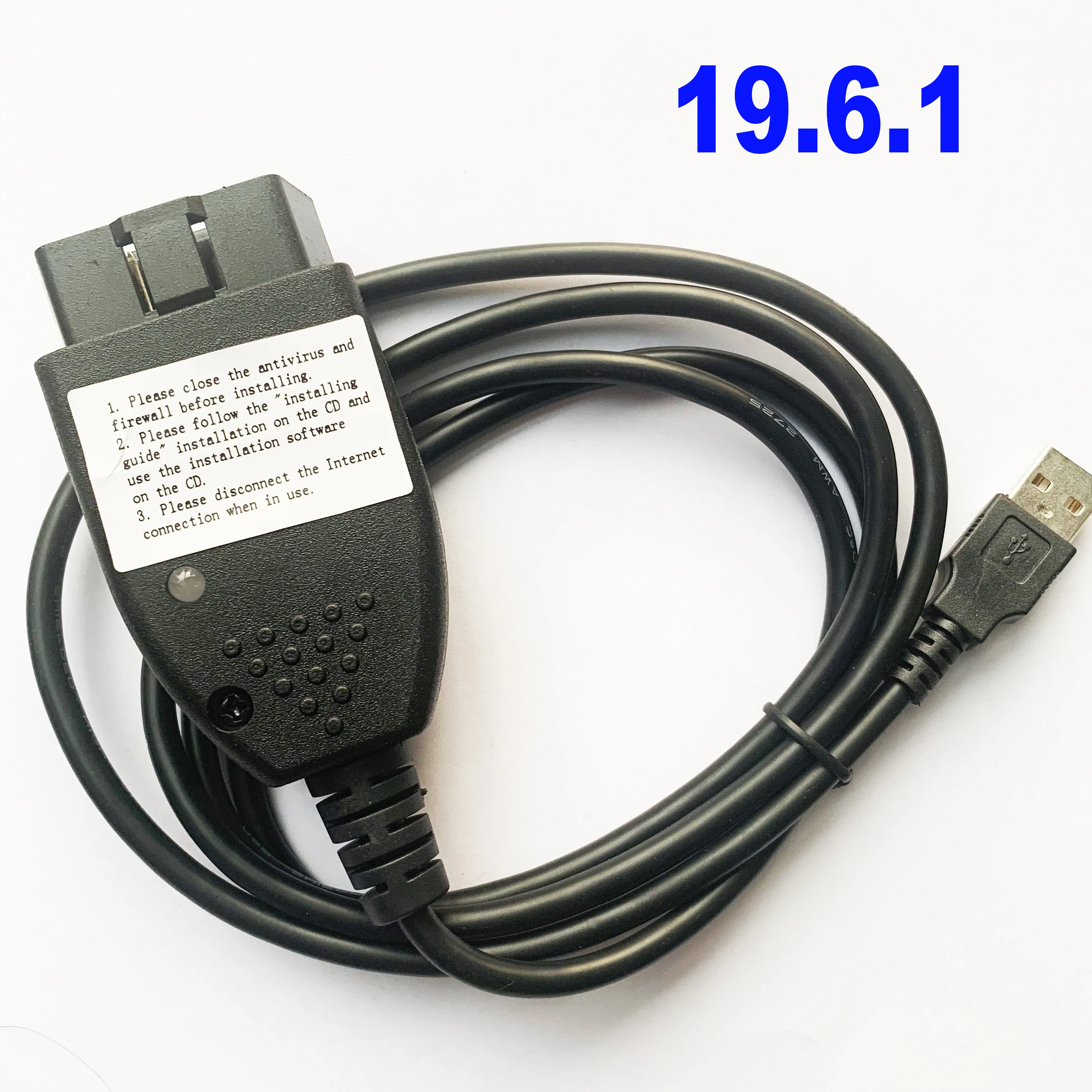 Электрические тестеры общие OBDII 16 контактный диагностический кабель 1St ATMEGA162 + 16V8 - Фото №1
