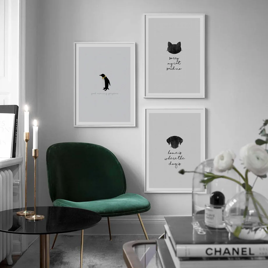 Картина на холсте с изображением кота