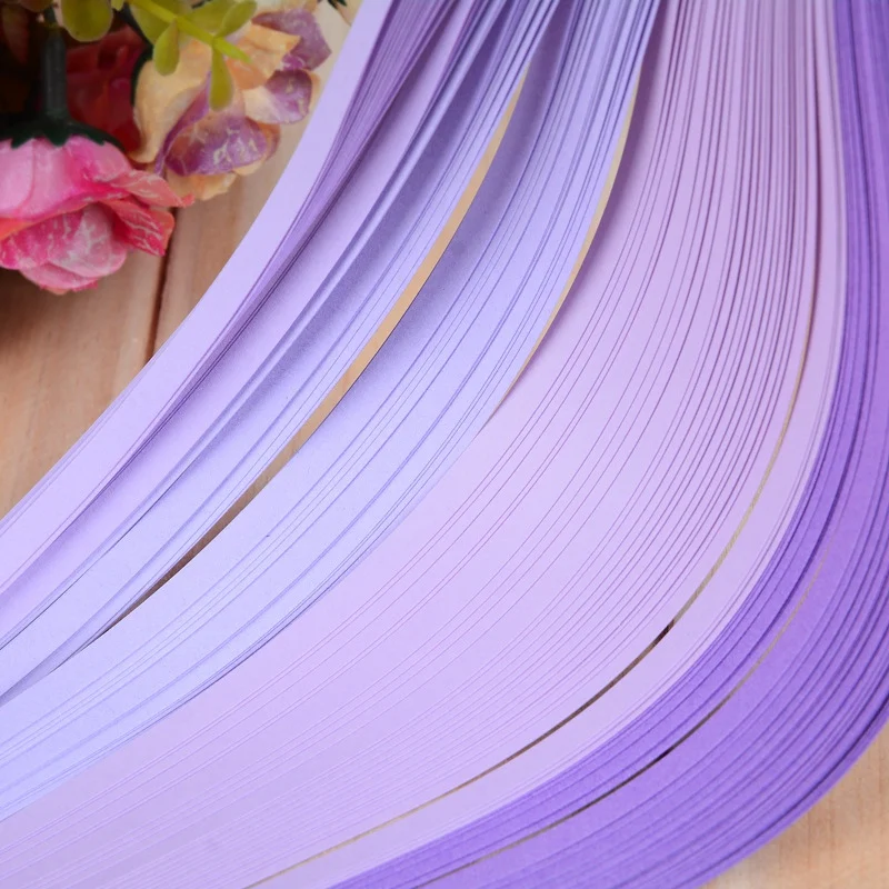 100 шт. бумажные полоски для квиллинга с градиентом цвета сделай сам