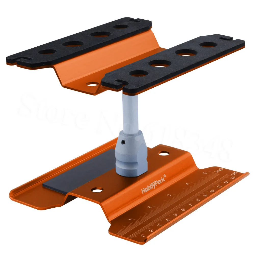 Orange 6400 Алюминиевая машина из сплава RC рабочий стенд ремонтная рабочая станция вращение на 360 градусов лифт или ниже для моделей 1/8 1/10 масштаб - Цвет: Orange 6400