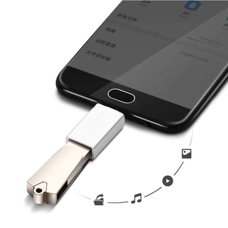 Адаптер USB Type C OTG 3 0 Micro к usb конвертер для планшета жесткого диска флэш накопителя