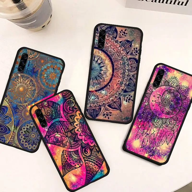 

Mandala flower Phone Case For Samsung galaxy S 21 20 10 8 A 50 21s 51 52 71 72 32 20 20e note 10 plus Ultra 5g fe