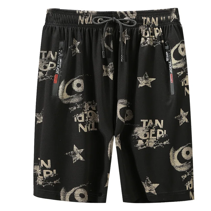 

New Arrival Fashion Super Large Oversized Men Summer Pants Casual Loose Elastic Waist Knee Length Plus Size XL-5XL6XL7XL 8XL 9XL