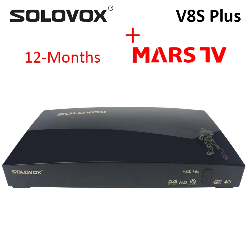 V8S MARS IPTV Solovox V8S Plus DVB-S2 цифровой спутниковый приемник STB поддержка Biss ключ USB Wi-Fi YouTube 3g 4G USB модем M3U CCCAM Xtream DLNA - Цвет: V8S MARS IPTV