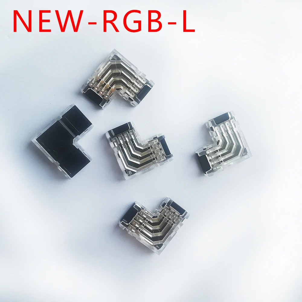 Новинка 2017 5x4 контактный светодиодный разъем l образный для подключения угловых