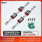 Гравировальный станок HGH15CAфланец HGW15CC HGR15, 100-1150 мм, 2 линейных направляющих, 4 скольжения, гравировальный станок с ЧПУ