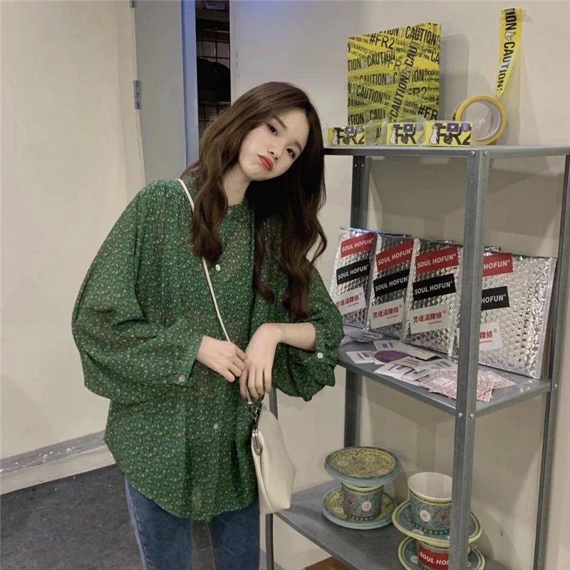 Новинка 2020 весна лето осень женская модная повседневная Рабочая блузка верхняя