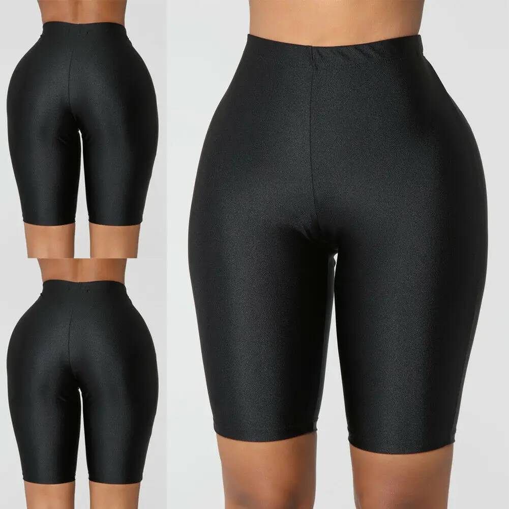 

Women Skinny Running Sports Short Leggings Compression Fitness Strechy Solid Pure Color Skinny