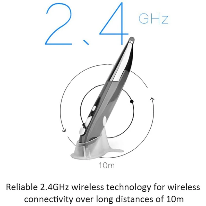 

Wireless Pen Mouse Digital Optical Pen Mouse 2.4G Touch-Pen Mouse 1600DPI with Stylus Handwriting Ergonomic Mice for PC