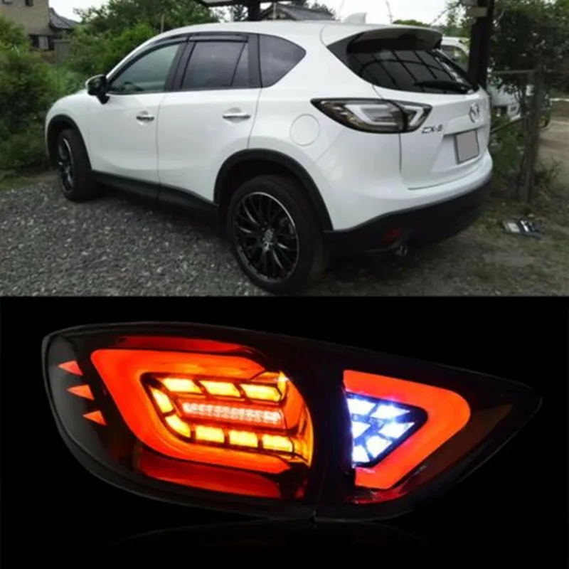 Светодиодные ленты задние фонари для MAZDA CX-5 задсветильник s 2012-2017 темные черные