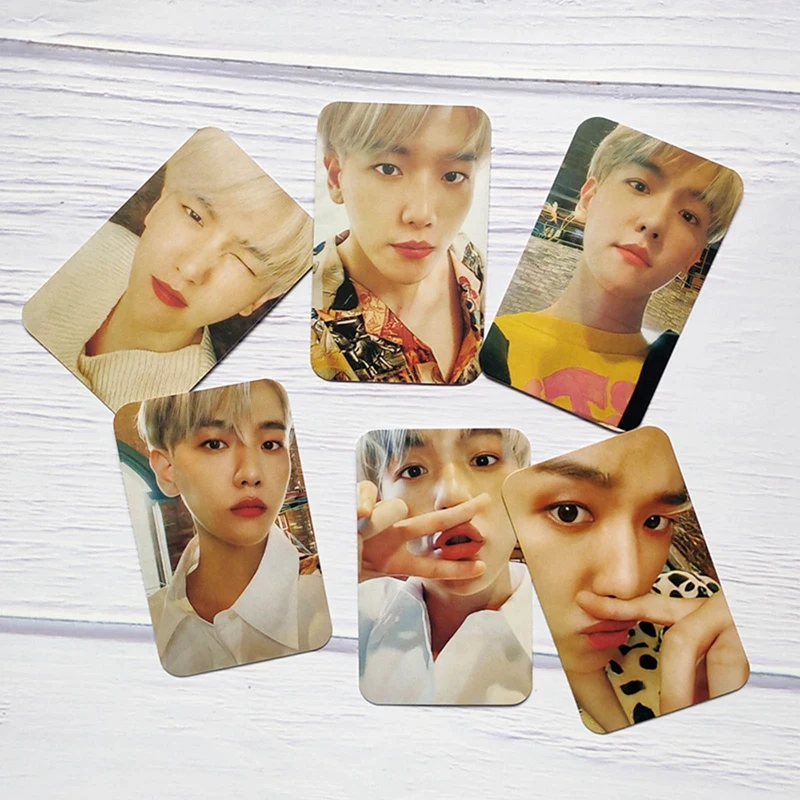 6 шт./компл. Kpop EXO BAEK HYUN IU Lomo Card Photocard HD Photo Print Album Декоративные Коллекционные