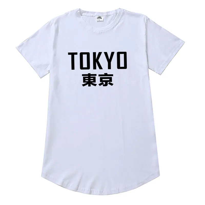 Футболка мужская с круглым вырезом топ рукавом до локтя уличная одежда