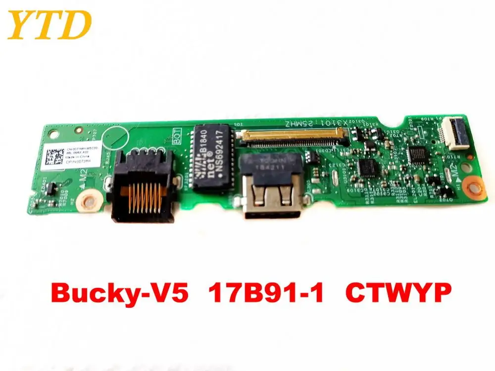 Оригинальный Для DELL Bucky-V5 Плата USB 17B91-1 CTWYP CN-0DT1MH испытанное хорошее Бесплатная