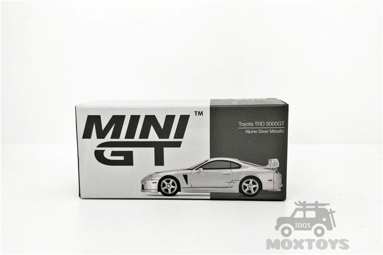 

MINI GT 1:64 Toyota TRD 3000GT Alpine Silver RHD Diecast Model Car