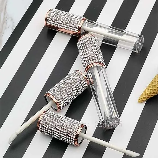 

Round Lip Gloss Tubes High Grade Clear Plastic Empty Lip Gloss Containers Filling Bottles Cosmetic Packaging Containers 10/30pcs