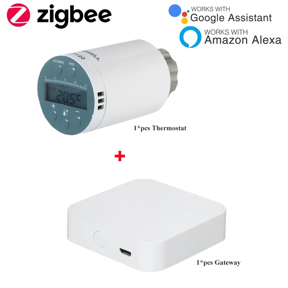 SEA801 ZIGBEE Tuya термостат контроллер Отопление точный TRV термостатический умный
