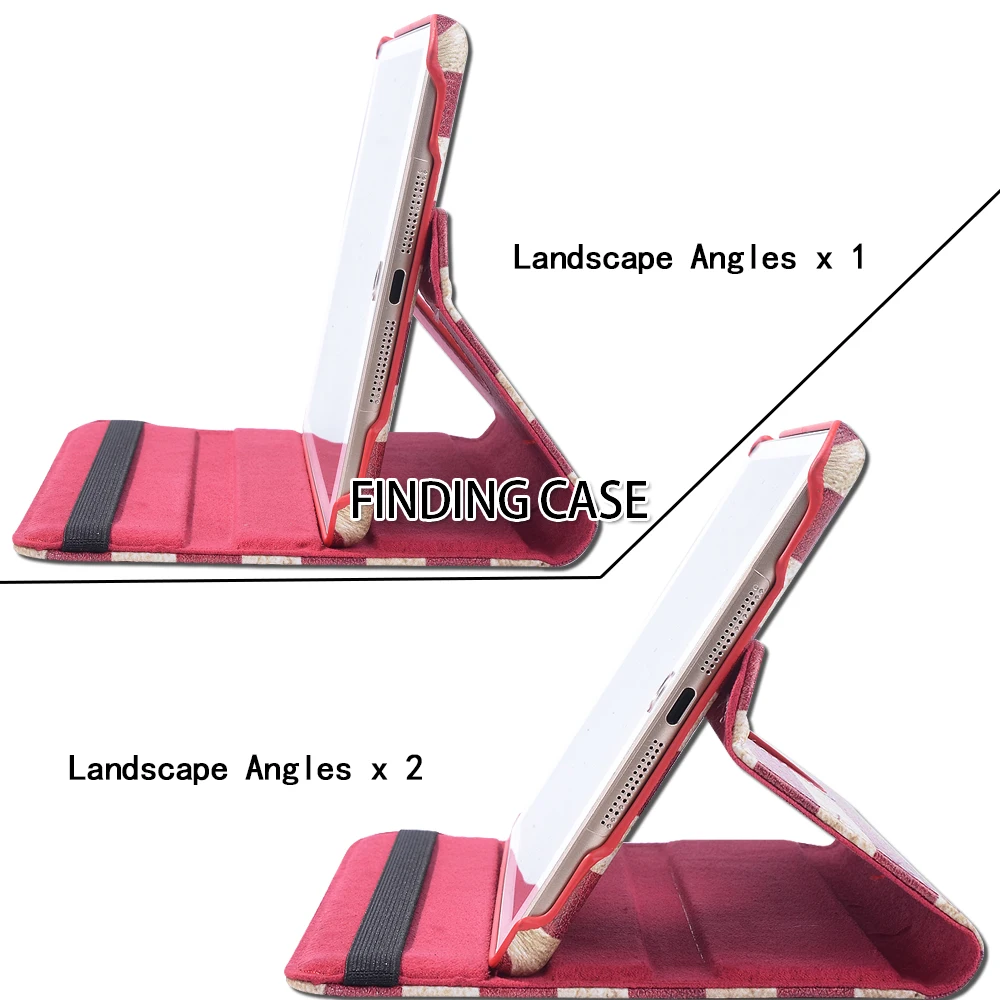 Ультратонкий чехол-книжка из искусственной кожи с поворотом на 360 градусов +