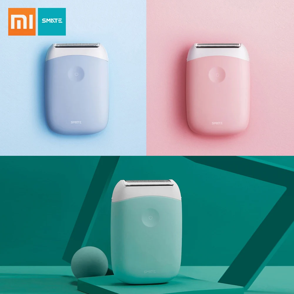 Электрический эпилятор Smate для Xiaomi Mini, портативный триммер для удаления волос для женщин, USB перезаряжаемая гладкая бритва, водостойкий эпилятор