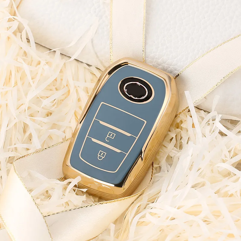 

Car key case for toyota rav4 2011 2012 2013 2014 2015 2016 2017 2018 2019 2020 cover Accessories Car-Styling Holder Shell