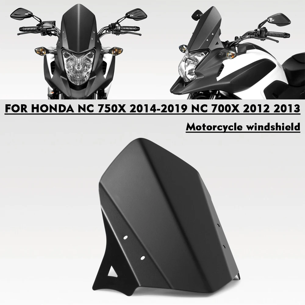 

NC700X NC750X лобовое стекло обтекатель-дефлектор для HONDA NC 700X 2012-2013 NC 750X 2014-2019 мотоцикл лобовое стекло спереди (направляющая планка осветителя)