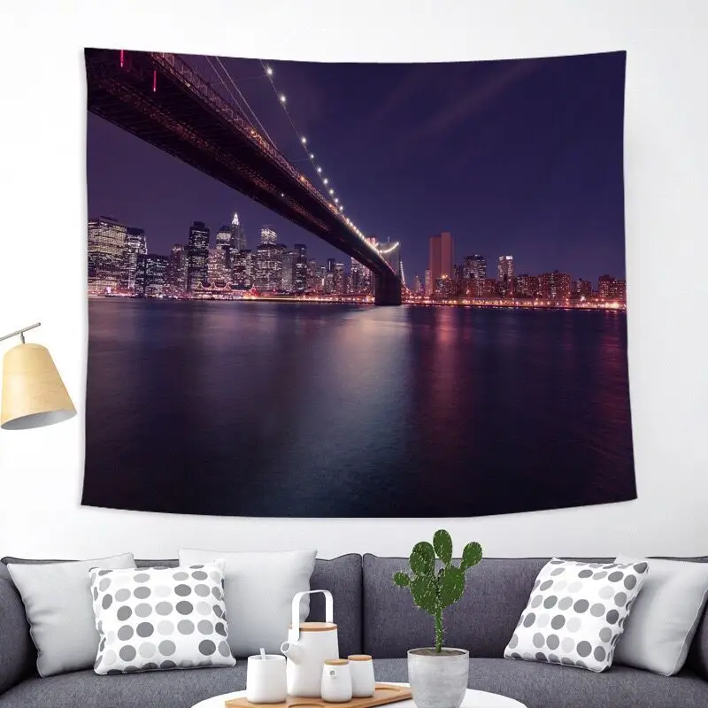 

Scenery Bedroom Background Wall Hanging Polyester Tapestry Beach Blanket Throw Bedspread Home Decoration