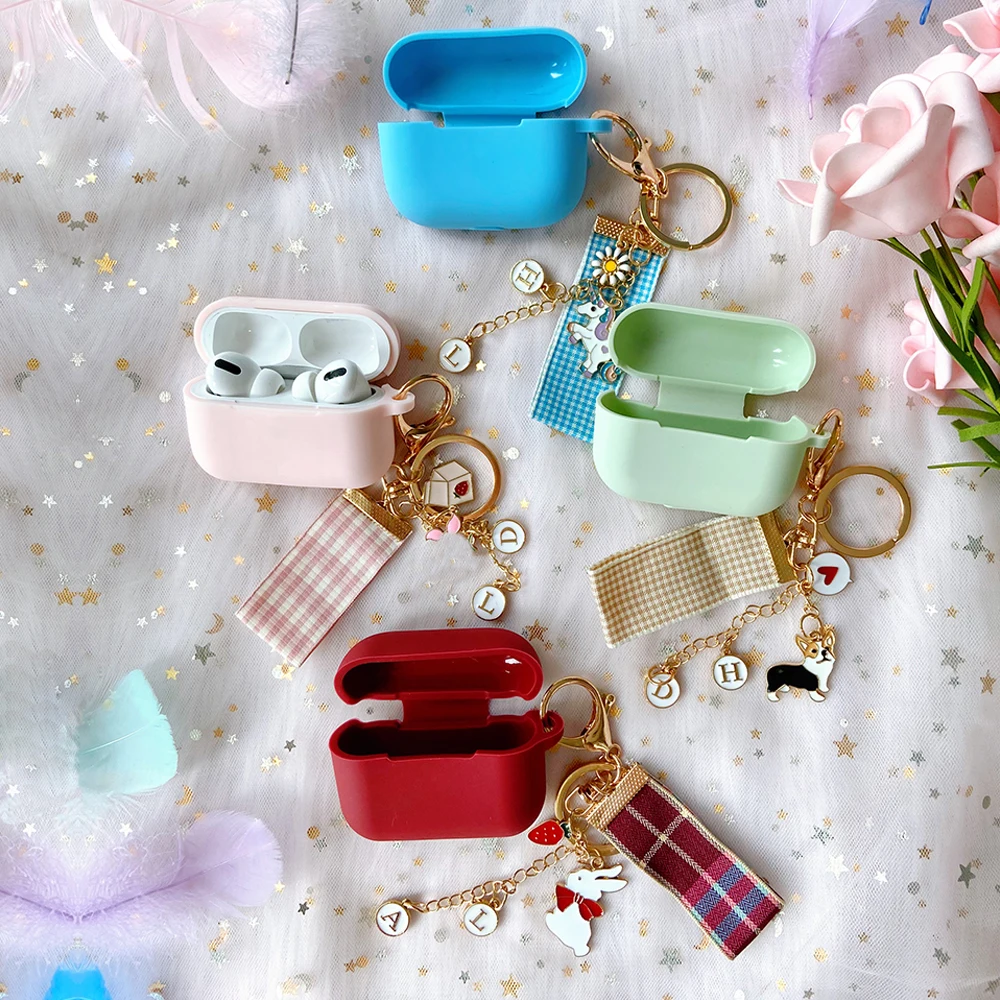 

Cute Silicone Case for Apple Airpods Pro Cover Accessories Bluetooth Earphone Portable Shockproof Bag Decor Daisy Flower Decor