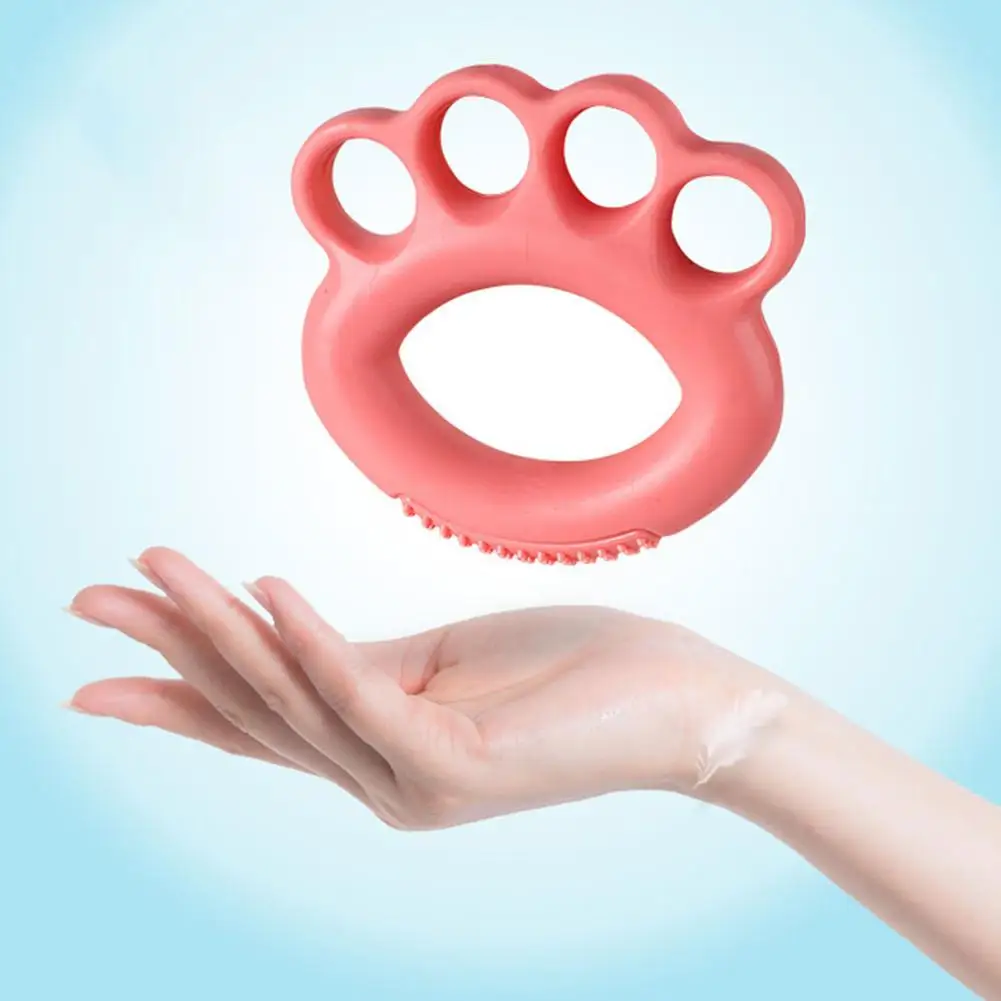 Pinza de mano de silicona blanda para ni&ntilde;os, juguete para apretar con forma de pata de perro Kawaii, antiestr&eacute;s, entrenador de fuerza para la mu&ntilde;eca, regalo para adultos-2