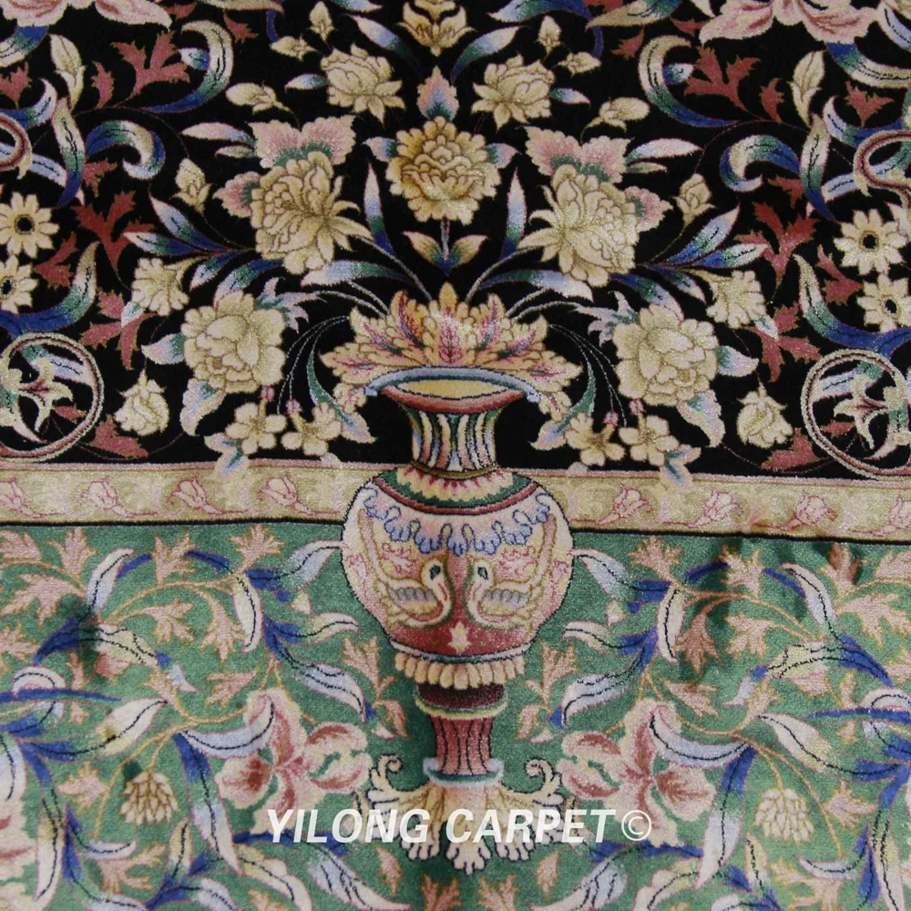 YILONG 6'x10' восточные тавризский ковер персидкий шелковый ручной вязки коврик