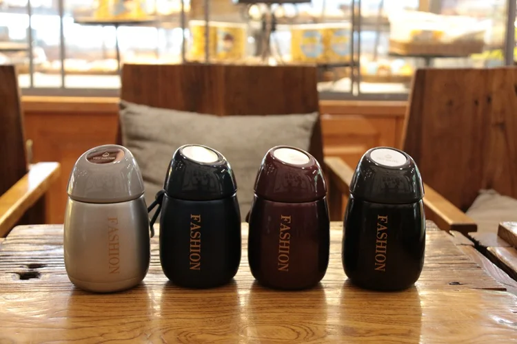 Новый дизайн двойные стенки термосы из нержавеющей стали 260 мл термос чашка для