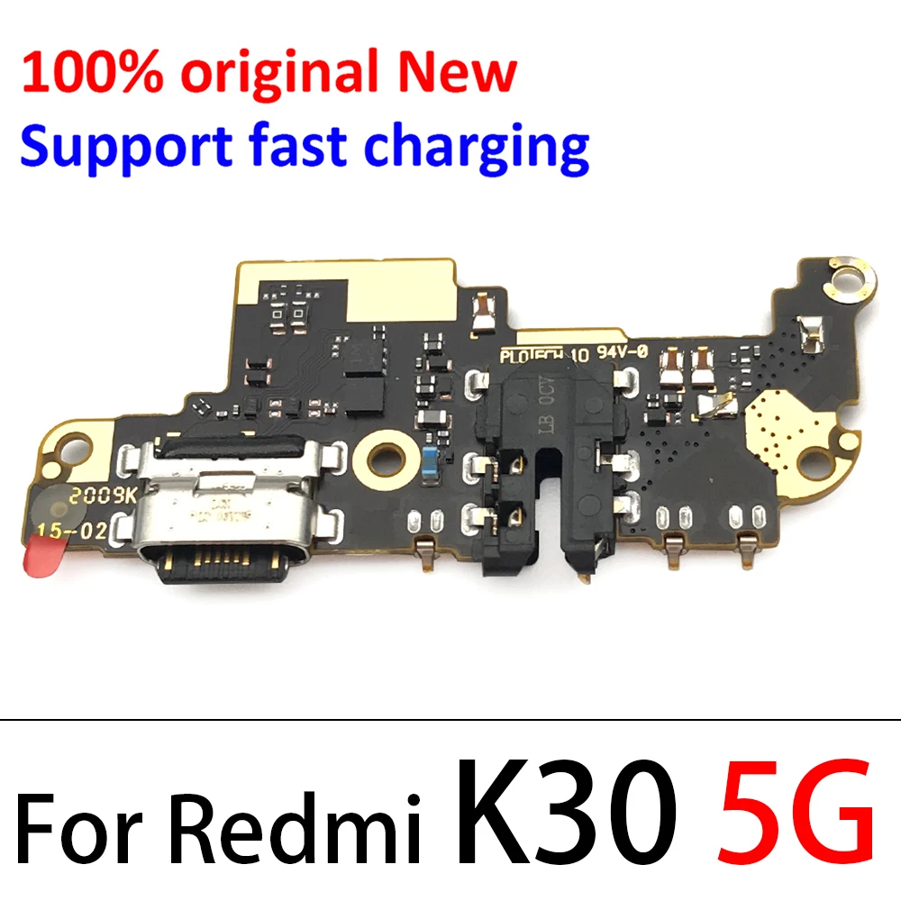 

100 % Original New Repair Charging Port Connector Board Flex Cable With Microphone Mic For Xiaomi Redmi K30 5G