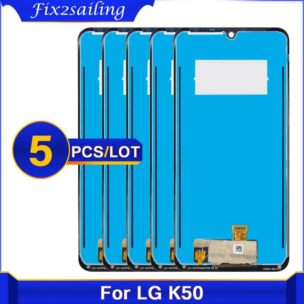 ЖК-дисплей для LG K50/Q60/LMX520BMW/LMX520EMW/K12 Max 5 шт. | Мобильные телефоны и аксессуары