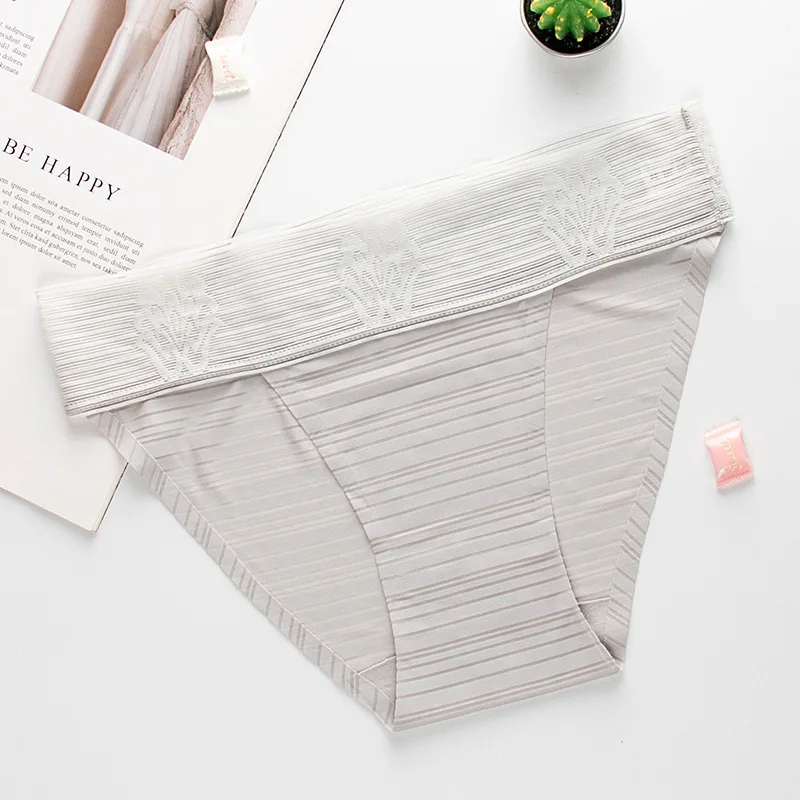 Женское нижнее белье из хлопка Wasteheart прозрачные кружевные трусики с низкой